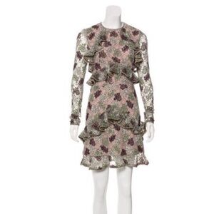 Alexis beaded floral dress